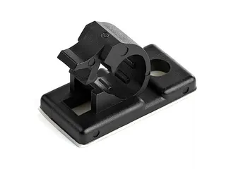 Zelfklevende Kabelmanagement Clips 5.5mm zwart 100 stuks - 2