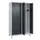 locker voor scheiding van kleding,HxBxD 1950x1200x500mm,4vak