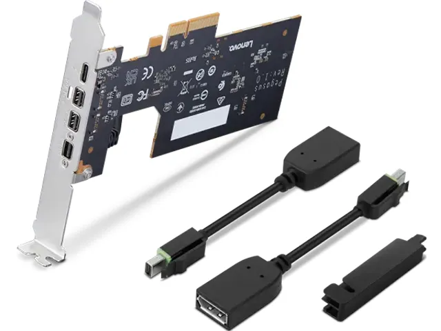 Lenovo 4XF1L53431, PCIe, Mini DisplayPort, Thunderbolt 4, Man, Server,