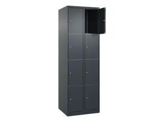 lockerkast,HxBxD 1850x600x500mm,2x4vakken,vak B 300mm,cil.-slot - 1