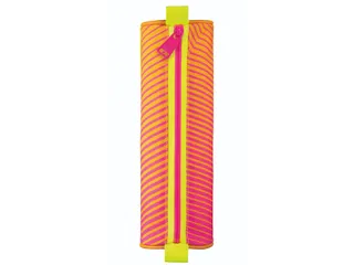 Maped Etui rond met nylon rits NEON kleuren oranje/roze - 4