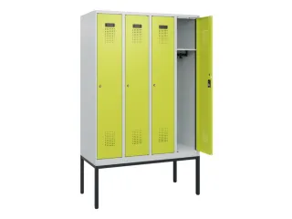 schoollocker,HxBxD 1950x1200x500mm,4vak,vak B 300mm,cil.-slot - 1