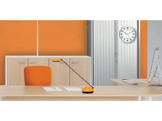 Wandklok Unilux Attraction Ø 22cm lichtgrijs/wit - 4