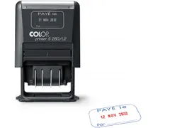 stempel Printer S260/L2 N, met datum en BETAALD