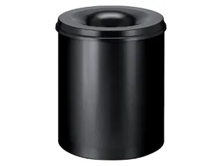 Papierbak met Vlamdover 80 liter 465mm x 54cm Zwart - 1