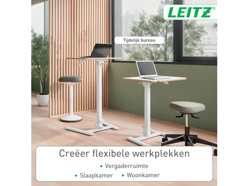 Zit-Sta bureau Leitz ergo compact inklapbaar 460x740x650mm wit