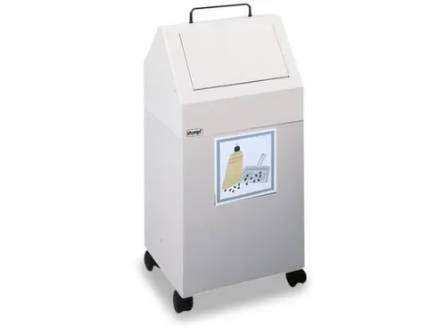 Afvalverzamelaar Vuurremmend 45 Liter 710X330X310Mm Grijs