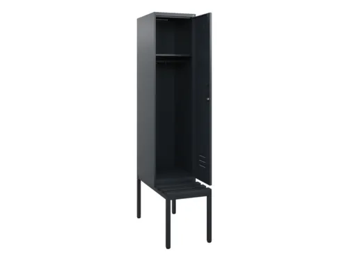 locker met bank,HxBxD 1950x400x815mm,1vak,vak B 400mm,cil.-slot