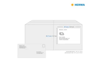 HERMA 4280 Premium etiketten A4 97x67,7mm Wit 800 stuks - 4