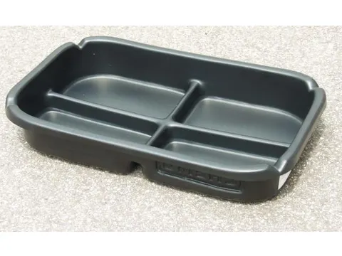 Opvangschaal Pe 55l 1010x730x125mm 4-Kamersyteem Zuurvast