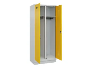 locker voor scheiding van kleding,HxBxD 1950x800x500mm,2vak - 1