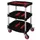 gereedschapswagen,HxBxD 920x490x595mm,3xkunststof legbord,romp zwart