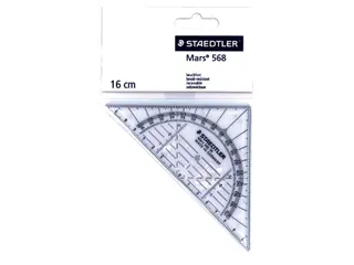 Geodriehoek Staedtler Mars 568 16cm Transparant - 3