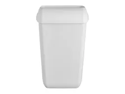 Afvalbak 441404 kunststof mat wit 43 Liter