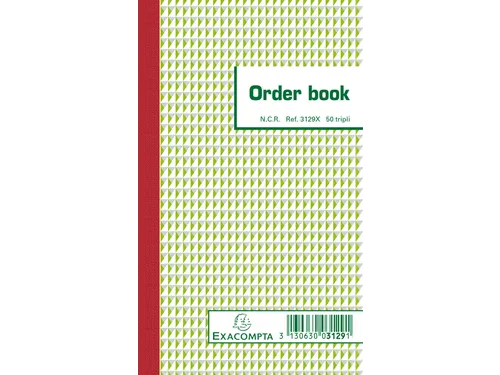Orderboek Exacompta 175x105mm 50x3vel
