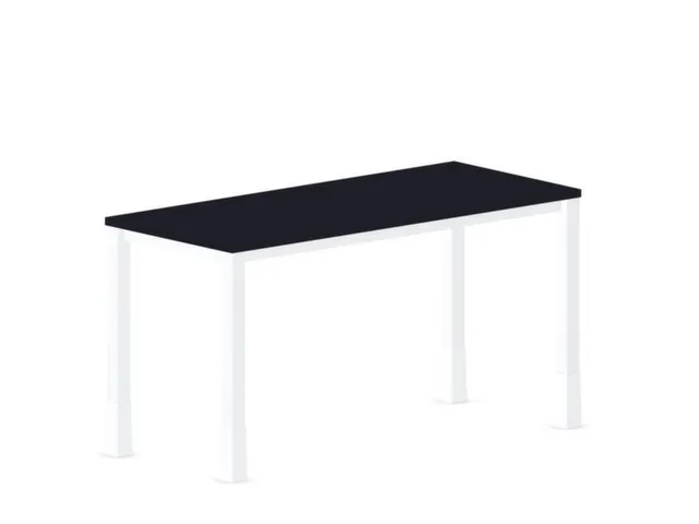 In hoogte verstelbaar bureau,HxBxD 720-840x1400x600mm,CC-zwart