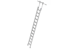 verrijdbare stellingladder,balk L 3,45m,v. H tot 3,54m,13,treden