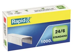 Nieten Rapid 24/6 gegalvaniseerd standaard 1000 stuks