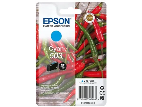 Epson inktcartridge 503 Singlepack C13T09Q24010 cyaan 165 pagina's