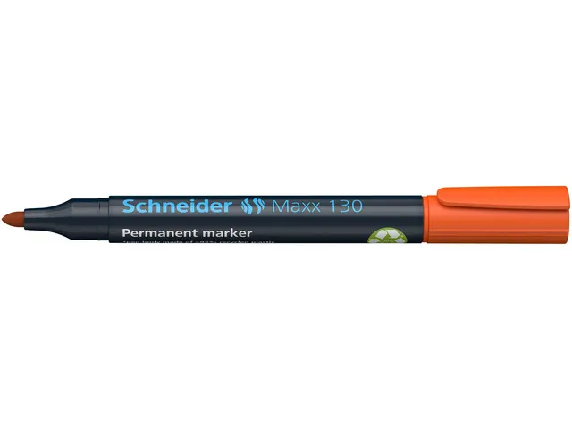 Marqueur Schneider Maxx 130 permanent orange, pointe ronde