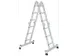 multifunctionele vouwladder,4x3,sporten,balk L 3,65m,aluminium