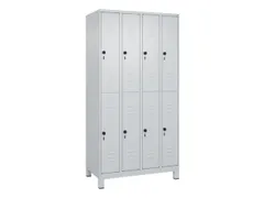 dubbeldekse locker,HxBxD 1950x1000x500mm,4x2vak.,vak B 250mm