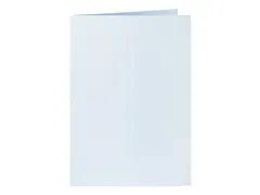 Correspondentiekaart Papicolor dubbel 105x148mm babyblauw pak à 6 st