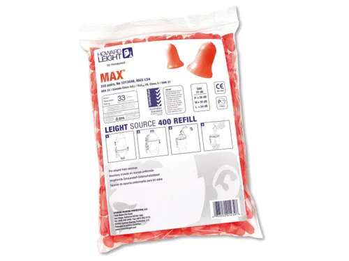 Honeywell Max Lite Disposable Oorpluggen Rood 200 paar navulling