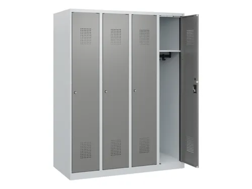 schoollocker,HxBxD 1530x1200x500mm,4vak,vak B 300mm,cil.-slot