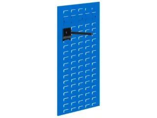 Gesleufde Plaat Staal Hxb 1000x450mm Staand Ral 5012 Lichtblauw - 2