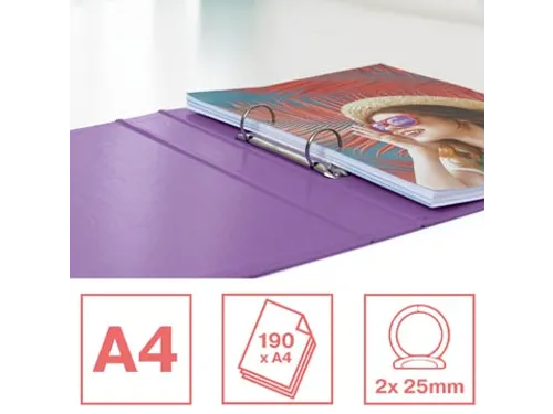 Colour'Breeze ringmap 2 rings PP A4 lavendel