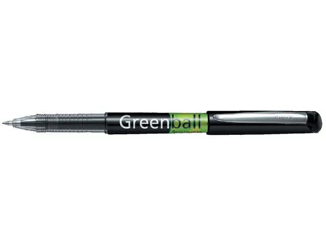 Rollerpen Pilot Greenball Begreen Medium punt Zwart