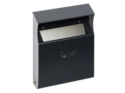 Wandasbak Staalplaat 2 liter 300x230x60mm Antraciet Overkapping Slot