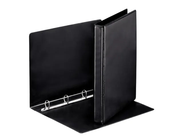 Presentatie Ringband Esselte 4 rings A4 20mm D-mech Panorama Zwart