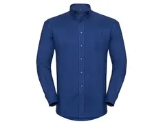 Russell Oxford Z932 overhemd met lange mouwen, blauw, maat L, per stuk