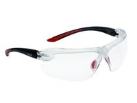 Veiligheidsbril Safety IRI-S Zwart Rood Polycarbonaat Blank