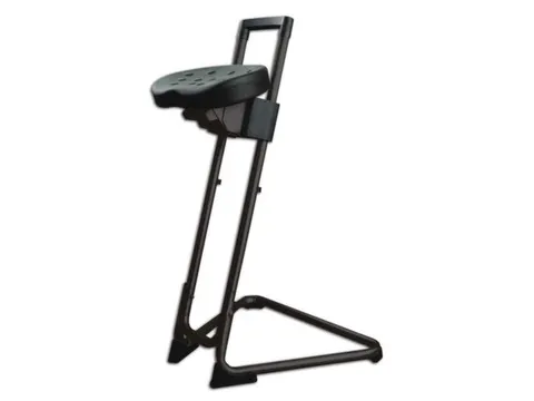 Stahulp H 600-850Mm Zitverstelling Zitting/onderstel Pu/zwart