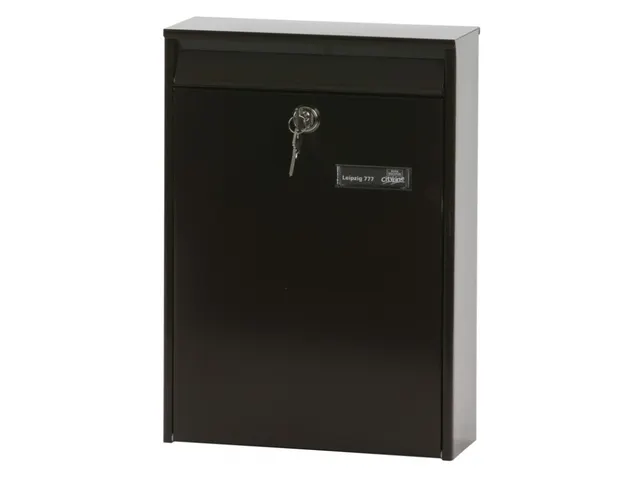 Brievenbus Leipzig Bruin Staal