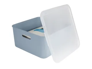 Sigma Home cube box 12,5L blauw - 31,3x31,3x15,7cm - 3