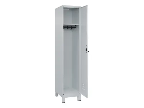 locker,HxBxD 1950x400x500mm,1vak,vak B 400mm,draaigrendel,voeten