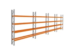 palletstelling,basis+3xaanbouw,HxBxD 4620x14900x750mm,vakl. 3400kg