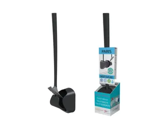 Sanimaid Paris toilet cleaner Zwart Met Muurhouder - 1