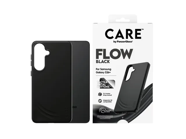 PanzerGlass CARE by Flow Case Black w. Qi Samsung Galaxy S26+, H