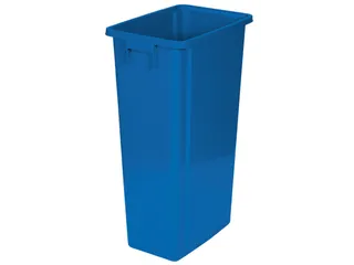 afvalverzamelaar,80l,HxBxD 762x320x460mm,romp PP blauw,gesloten - 2