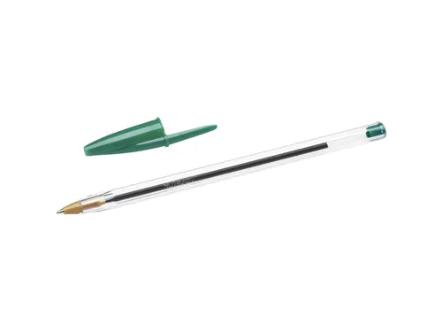 Balpen Bic Cristal medium groen
