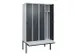 locker voor scheiding van kleding,HxBxD 2120x1200x815mm,4vak