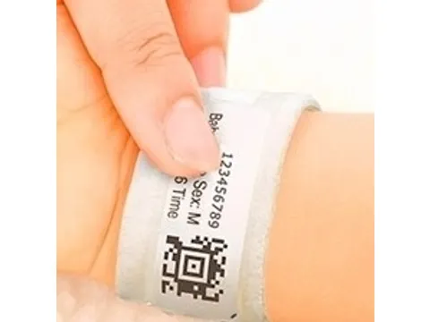 Zebra Polsband LB2-BABY-P 35x140mm Zacht Schuim 100 Stuks