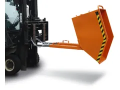 Kiepbak Staalplaat 740x590x1130mm Inh. 0.25m³ 300kg Oranje