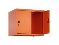 opzetkast,v. locker,2vak.,vak B 300mm,HxBxD 500x600x500mm,draaigrendel