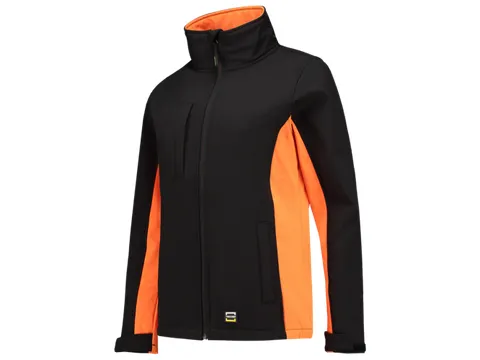 Tricorp 402008 softshell damesjas Zwart/Oranje maat M